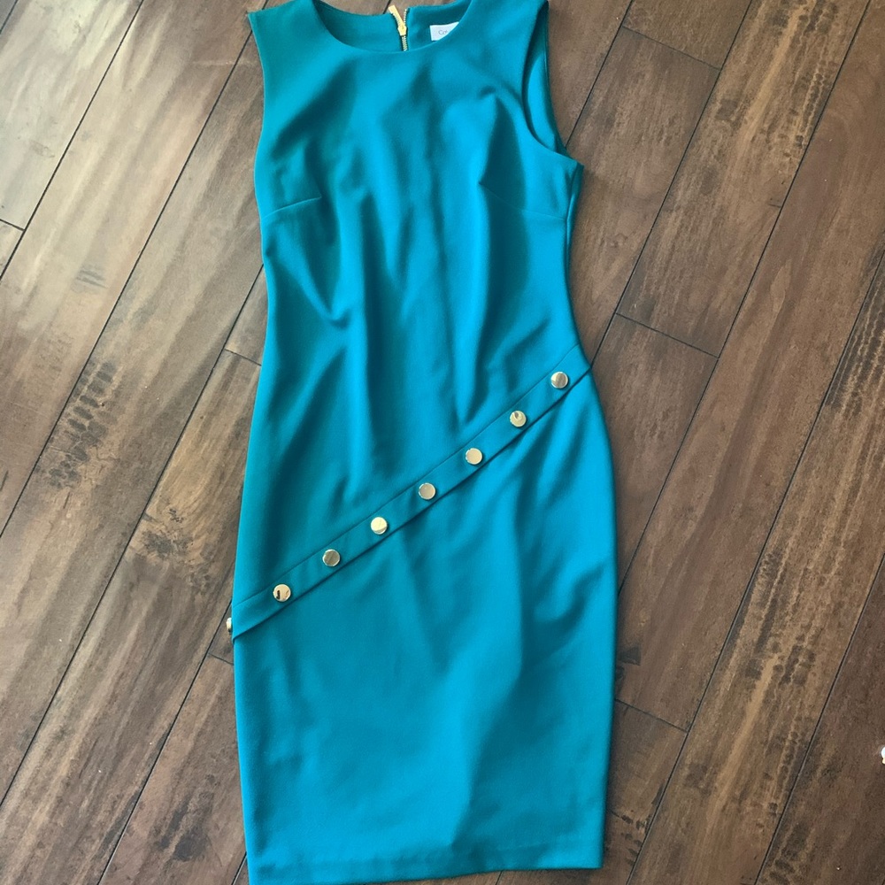 Calvin Klein Teal Dress